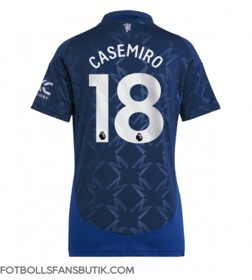 Manchester United Casemiro #18 Replika Bortatröja Damer 2024-25 Kortärmad